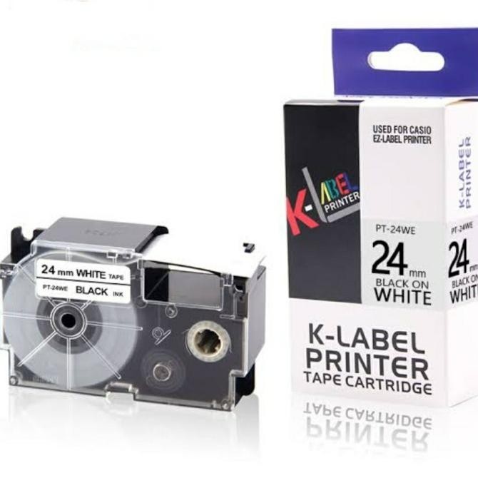 

Label K-LABEL Printer 24 mm Compatible Casio EZ Tape Printer 24mm