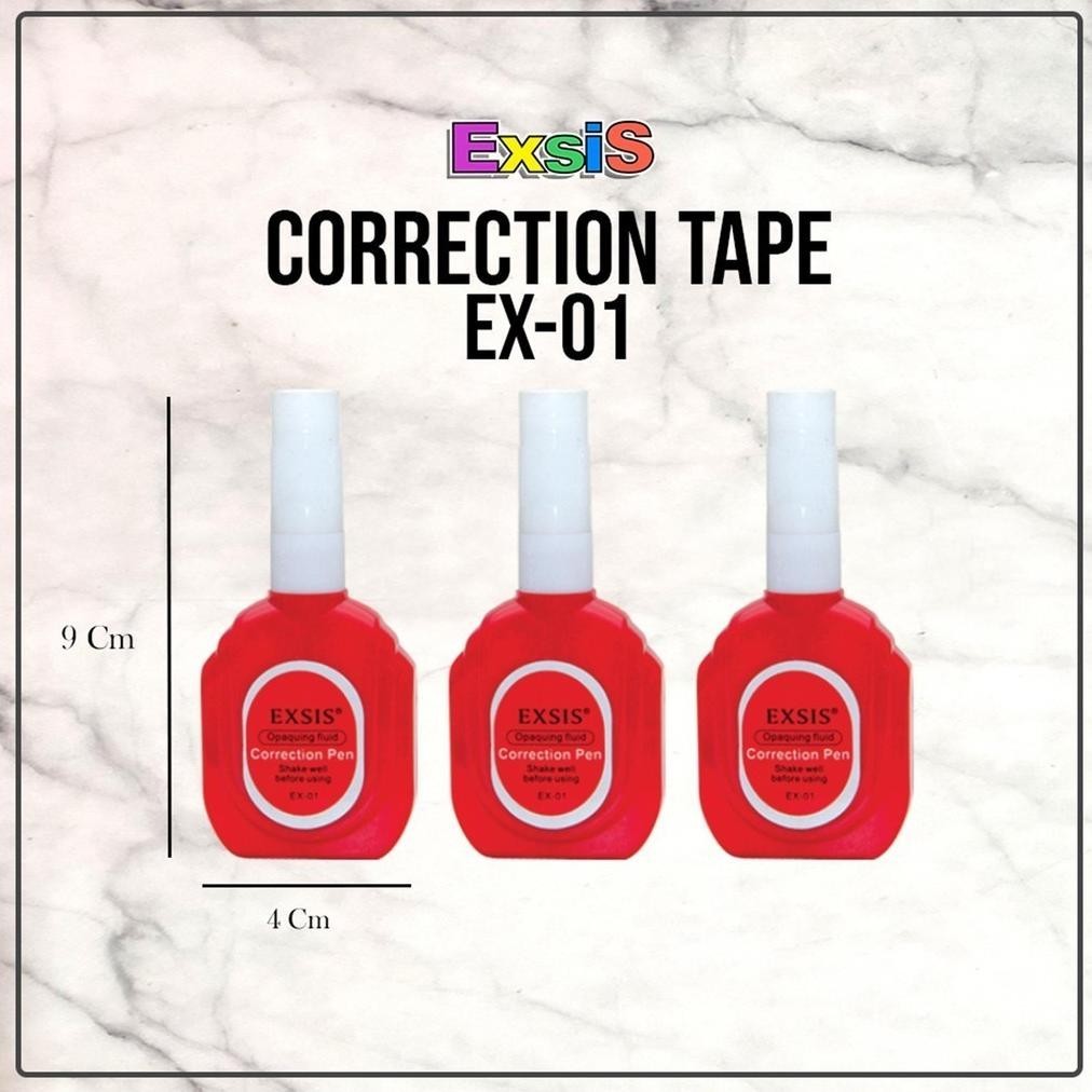 

Oh34 Tip-ex / Tipex Exsis / Correction Fluid / Tipex cair / Tip-ex Exsis EX01 Sale