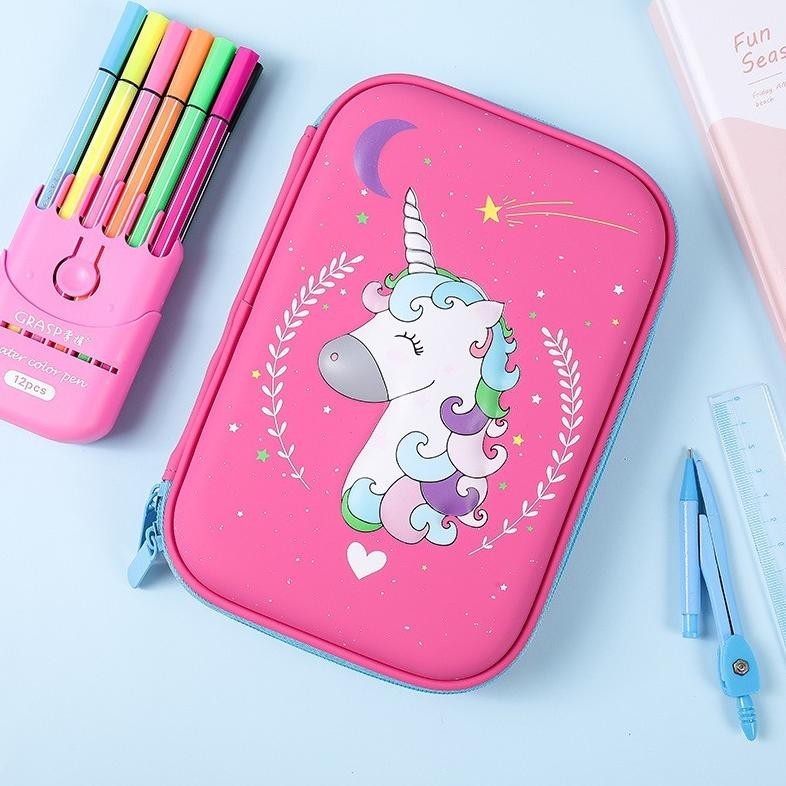 

BISA COD Tempat Pensil 3D Unicorn Kotak Pensil Unicorn Rambut Kado Ultah Anak Unicorn murah berkualitas ed-76