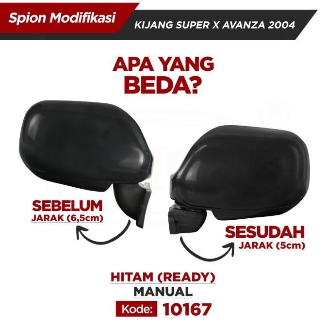Modifikasi Spion Mobil Kijang Super Housing Avanza 2004 - Manual