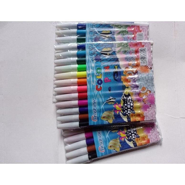 

VD08 Spidol 12 Warna Kecil Murah/Alat Lukis Warna Gambar Murah Original