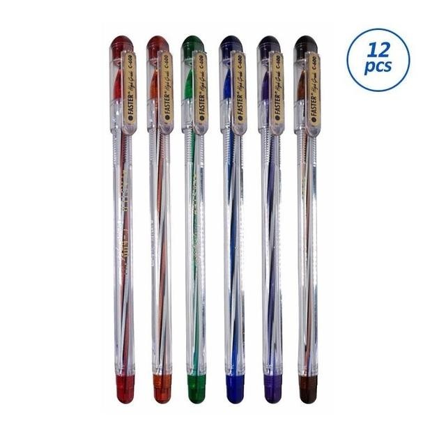 

aq-54 Pulpen Faster C600 (12 pcs) Berkualitas