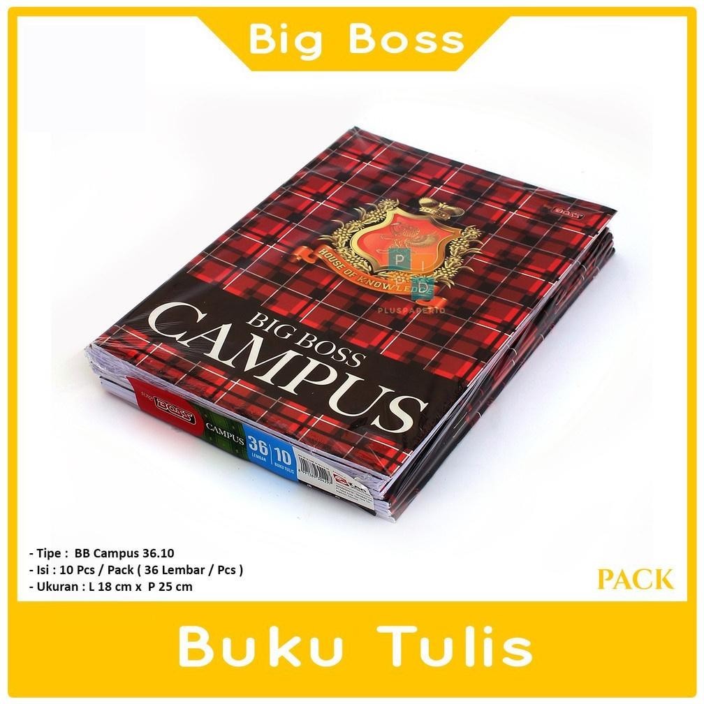 

ew-45 BIG BOSS - Campus Buku Tulis Garis 36 Lembar - Pack Sale