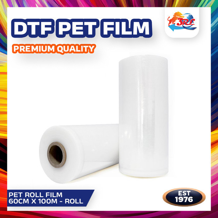 

PET FILM DTF ROLL/kertas dtf/plastik opp/dtf roll/60cmx100m