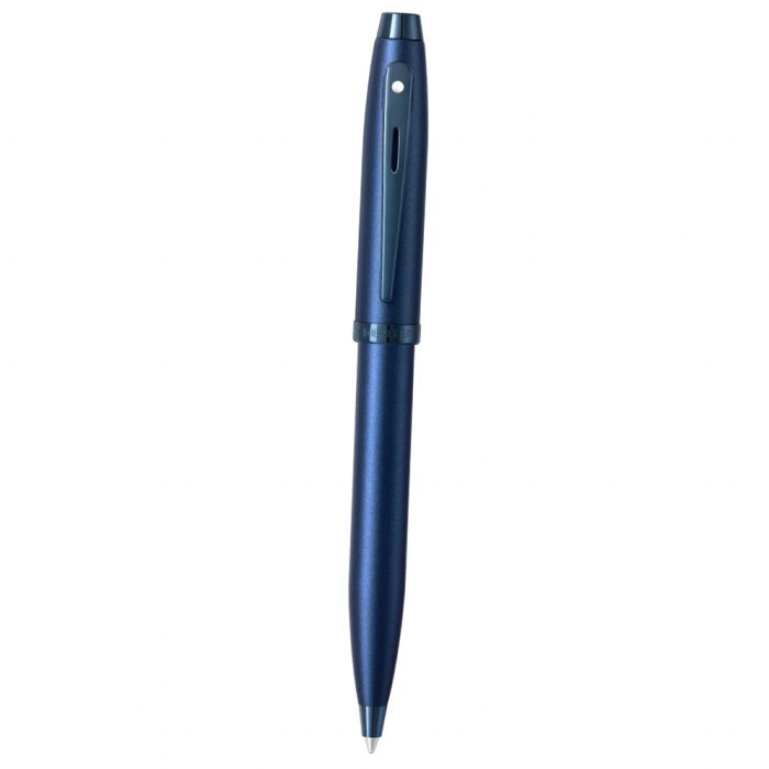 

Sheaffer 100 Satin Blue With PVD Blue Trim Ballpoint