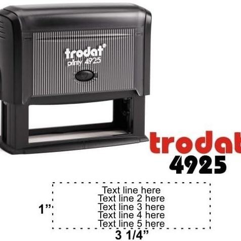 

New | Bagus Stempel Custom Besar Trodat 4925