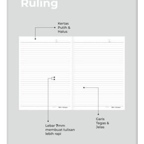 

New SIDU CAMPUSS BUKU TULIS 1 pack 5 buku Ukuran BOXY MAXI NOTEBOOK Premium