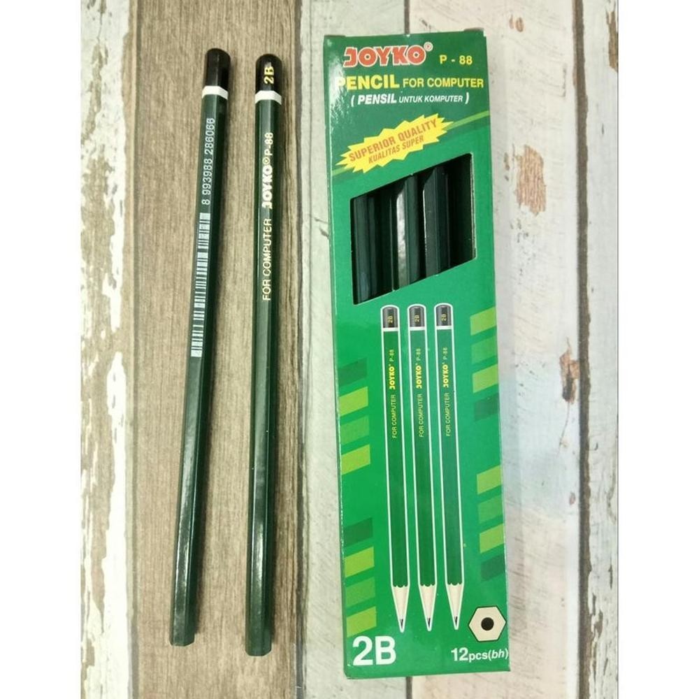 

u-45 [PAM] Pensil 2B Joyko P-88 Hijau (12 Pcs) Terlaris