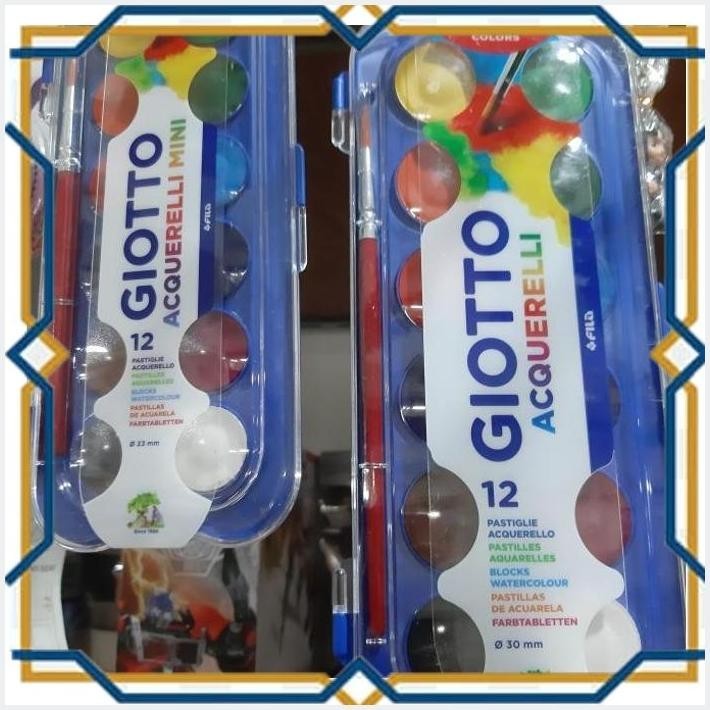 

[IKK] GIOTTO ACQUARELLI MINI 23 & 30 MM FILA PAINT BRUSH ACRYLIC AKRILIK CAT