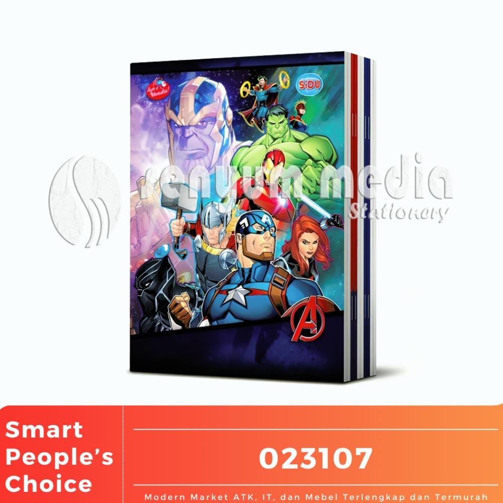 

Eh76 Buku Tulis Sinar Dunia SIDU MARVEL AVENGERS 38 Lembar (1 Pack Isi 10 Buku) (S:PAK) Original