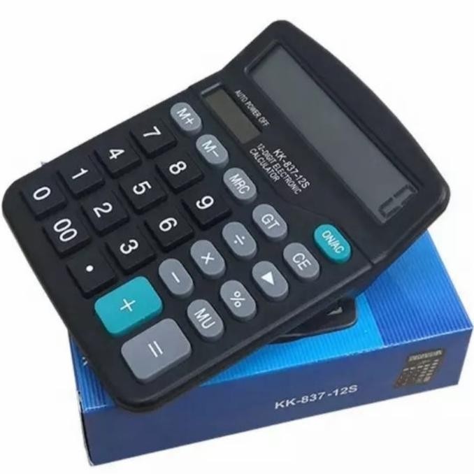 

CALCULATOR 12 DIGIT CT 837 S CHECK CORRECT - Kalkulator Meja CT 837S