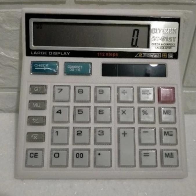 

CITIZEN CT-512 T KALKULATOR CHECK CORRECT CALCULATOR DESKTOP CT 512T
