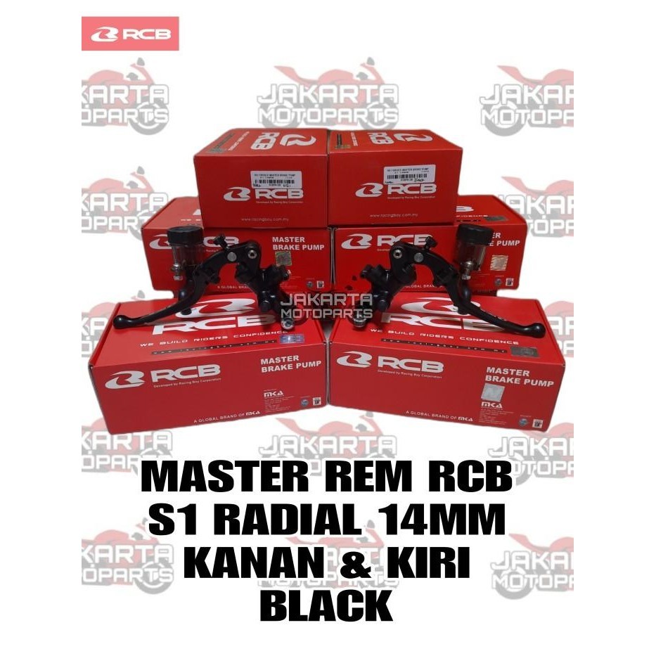 RCB S1 14MM RADIAL MASTER REM KANAN KIRI SEPASANG XMAX VARIO 160 NMAX Original