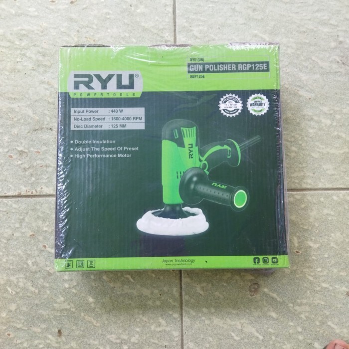 MESIN POLES RYU GUN POLISHER TEKIRO RYU RGP125E
