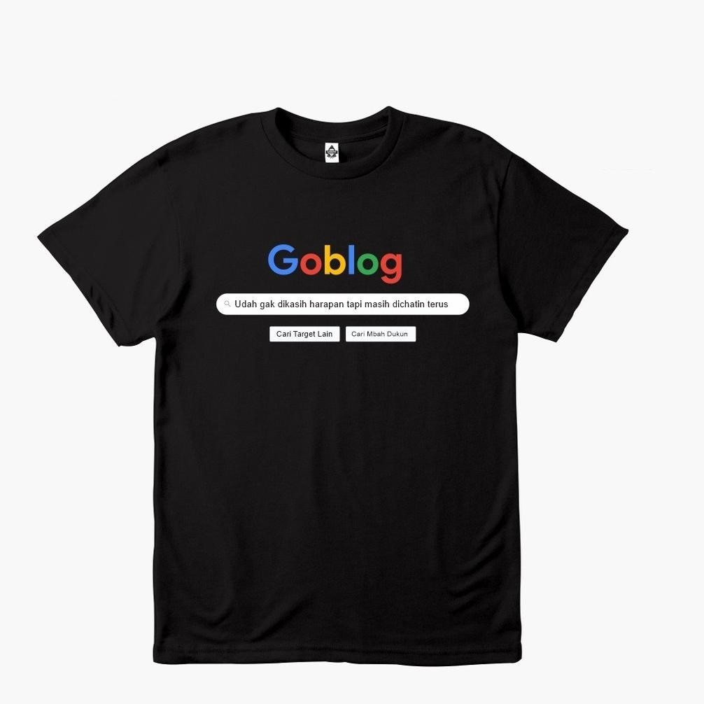 Promo Kaos Kata Unik Goblog Google Logo Termurah Baju Anak Dewasa Pria Wanita