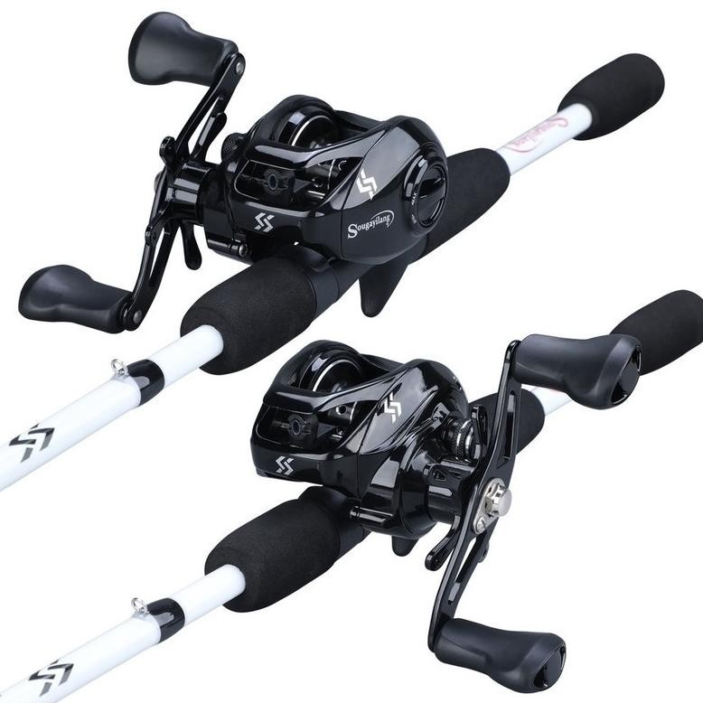 SALE Sougayilang Pancingan Set Lengkap Joran Casting 1.65m 1.75m Joran Pancing Dan Reel Pancing Cast