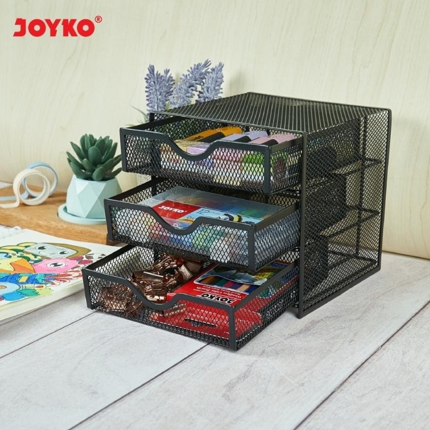 

BISA COD Desk Set JOYKO DS-27/Pen Holder/Tempat Alat Tulis Jaring Laci Susun gs-56