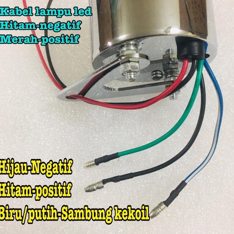 asd-86 Rpm jarum analog / Tachometer motor jarum chrome Berkualitas