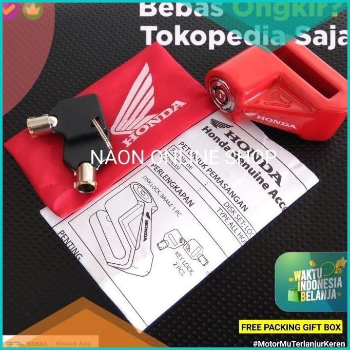 Kunci Gembok Motor Cakram Original Honda CBR CRF CB VERZA SONIC 150 8J