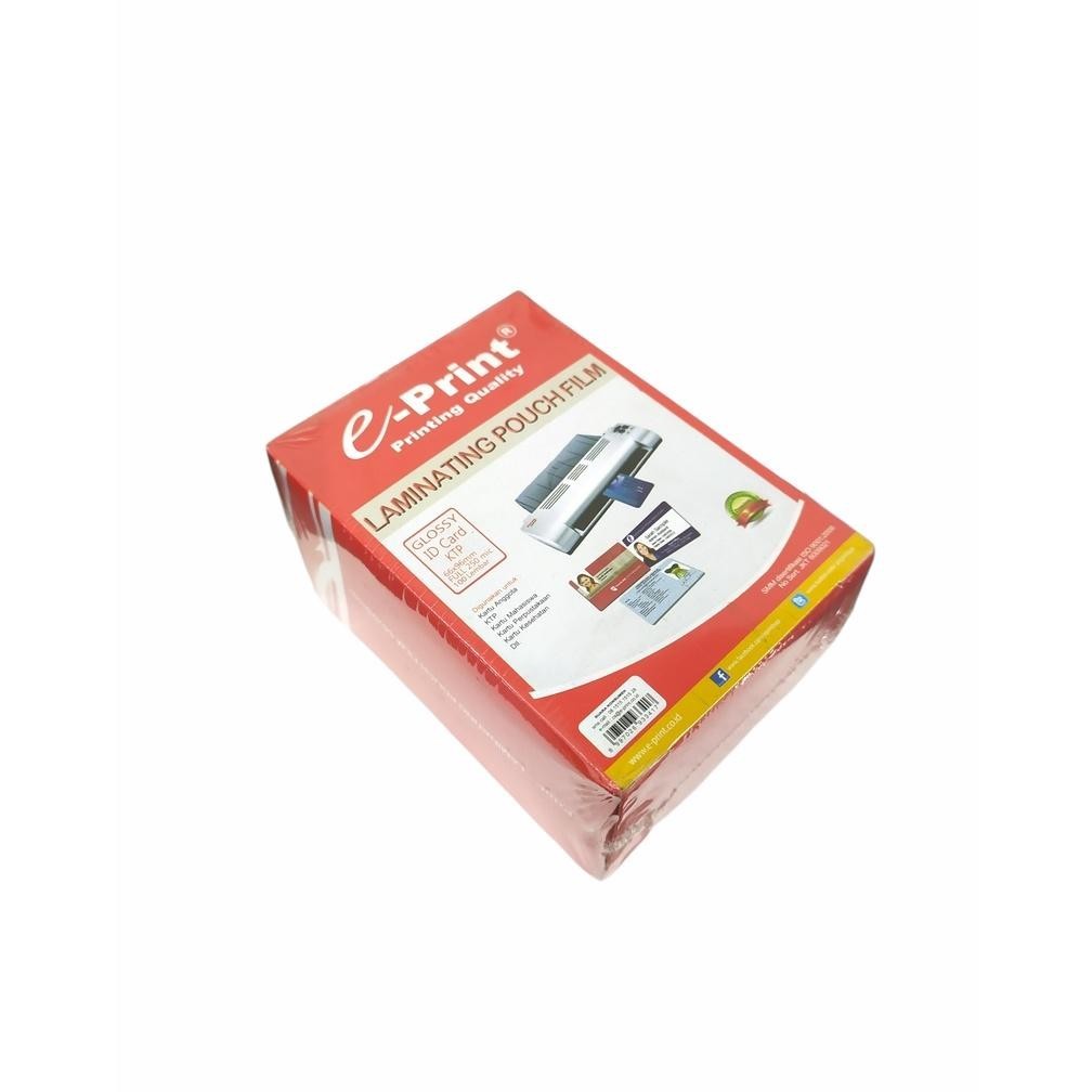 

COD E-Print Plastik Laminating Pouch ID Card Ukuran KTP 250 micron (100 Lembar) nt-137