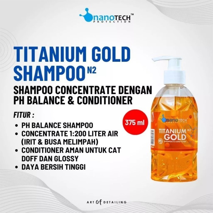 Titanium Gold Car Wash Shampoo