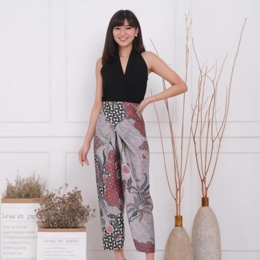 Td661 Celana Batik Lilit Ern#Celana Wanita/ Kulot Batik Wanita