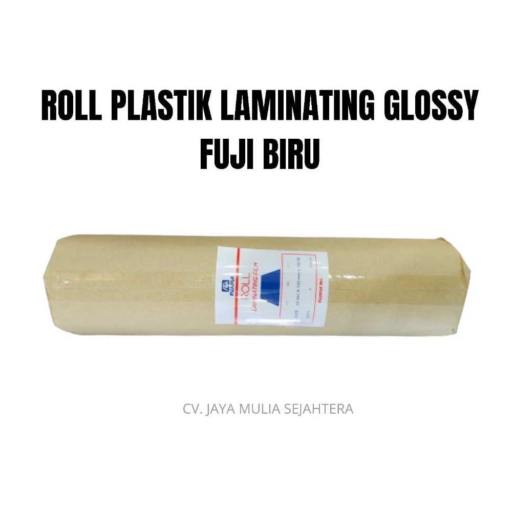 

Gjk-25 Roll Plastik Laminating Glossy Fuji Biru 330 X 150 X 32 Cod