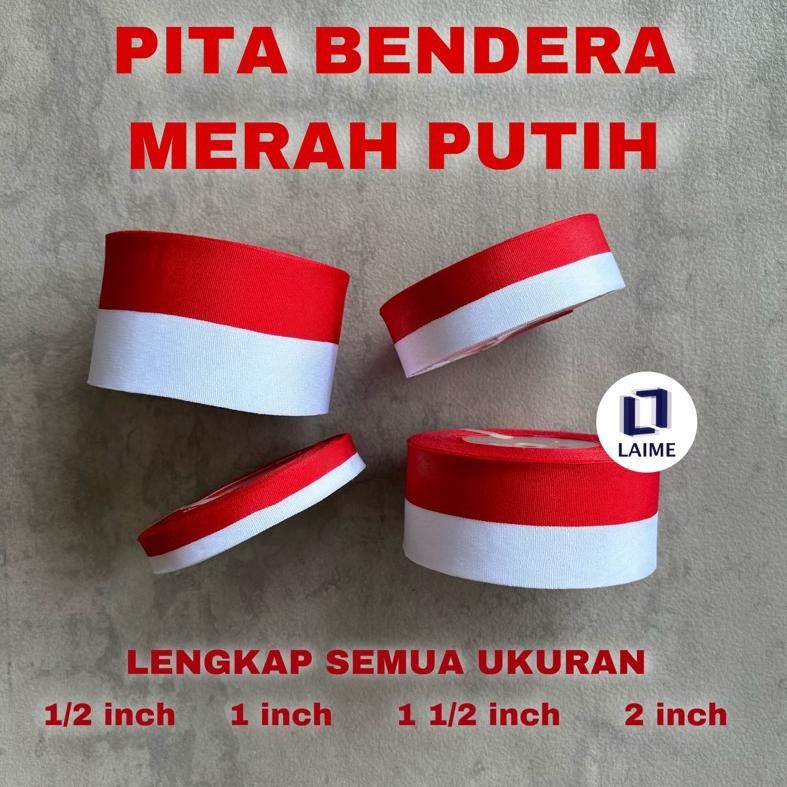 

PROMO AKHIR TAHUN PITA MERAH PUTIH ROLL PITA BENDERA PITA AGUSTUSAN 1 inch 1/2 inch 2 inch DISKOM