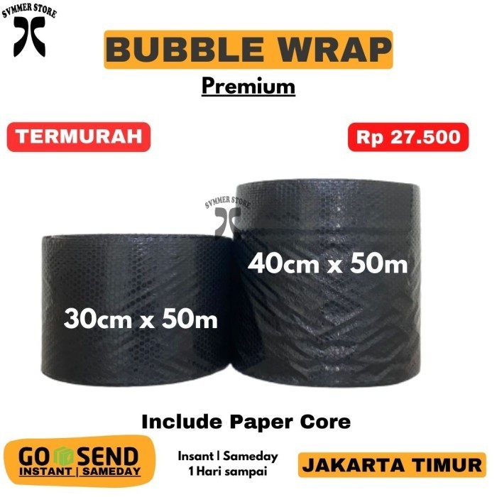 

MURAH Bubble Wrap Roll 30x50m 40x50m Hitam Bening 30cm x 50m 40cm x 50meter