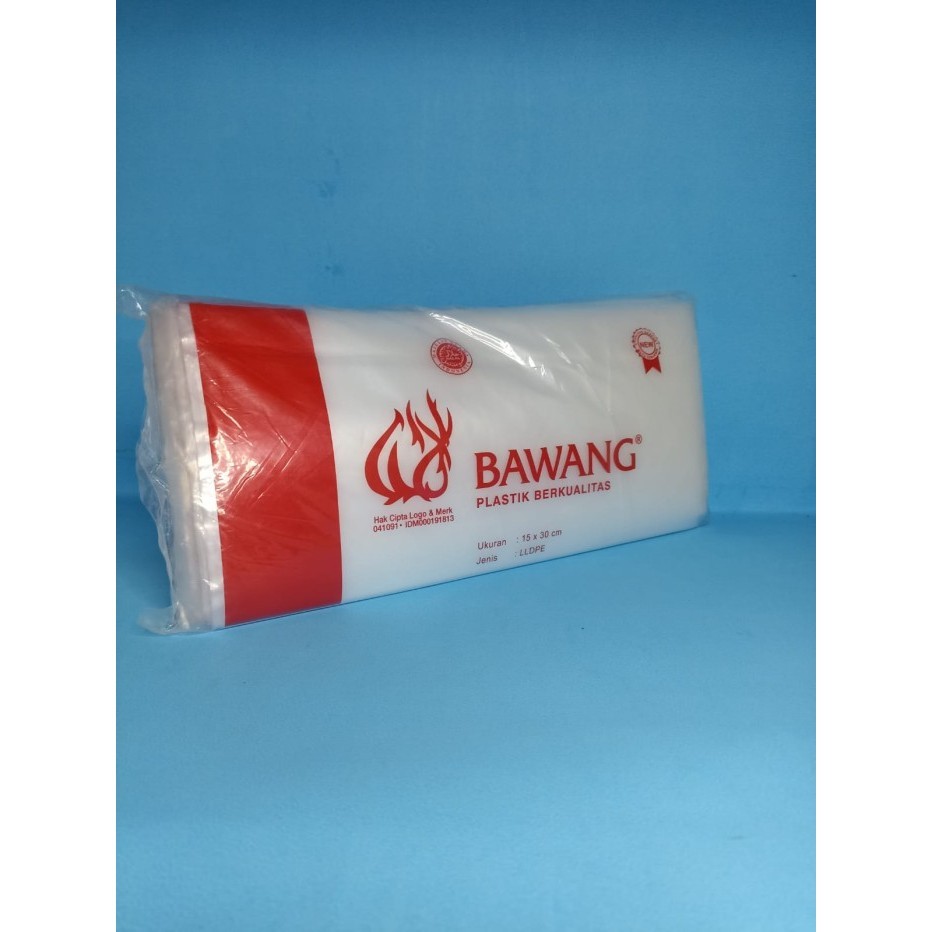 

JUAL Kantong Plastik PE cap Bawang isi 1 kg ukuran 15x30 (1 kilo) - Grosir