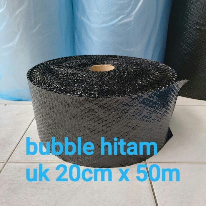 

HOT PROMO Bubble Wrap/plastik gelembung ukr 20cm x 50m Merk muliapack hitam