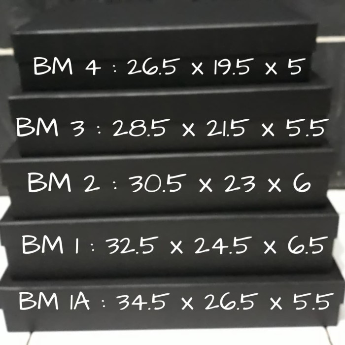 

JUAL Box kado/kotak kado/hampers/bungkus kado Bm2-Bm3 hitam