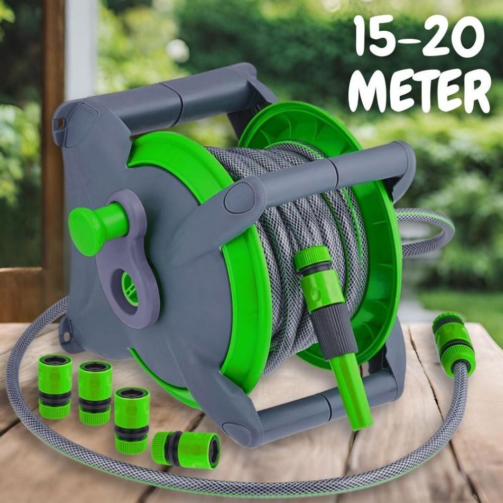 Gulungan Selang Penyiram Tanaman Selang Taman 20 meter alat siram taman semprot tanaman selang 20m