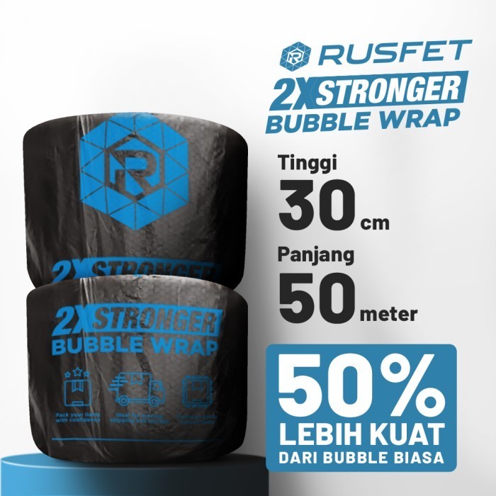 

HARGA DISKON Bubble Wrap Hitam Potongan 30cm x 50m / Plastik Bubble Babel Buble