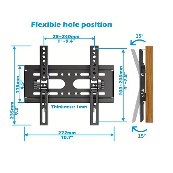 Lin Lg Bracket Tv Wall Mount 24-43 Inch Original