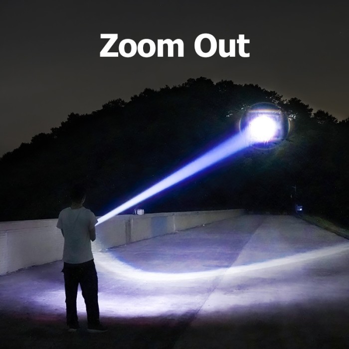 SENTER SMILING SHARK SD7009 M80 SUPER TERANG TYPE-C POWERBANK