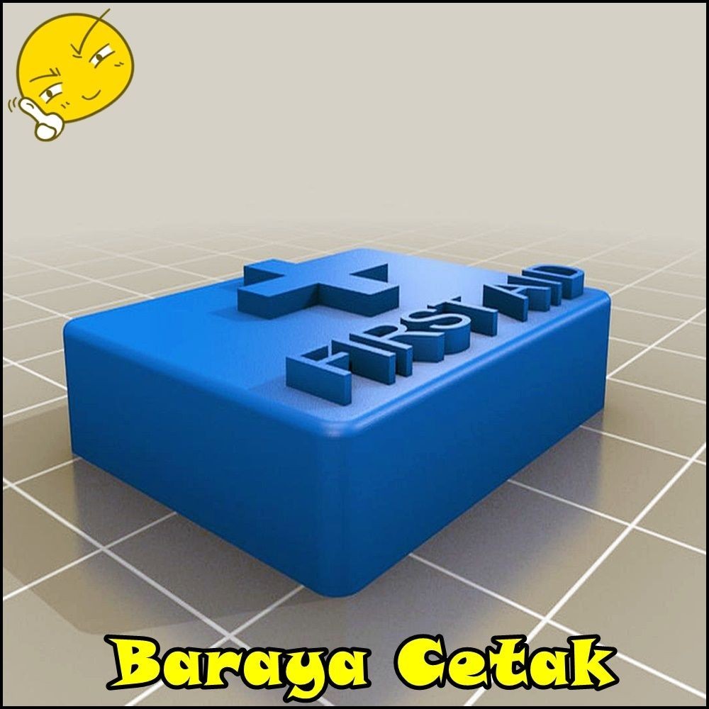 RC First Aid Kit RC Kotak P3K Mainan Scale 1/10 WPL SCX10 Axial RGT RC4WD MN86 MN WPL MN 3D Print Ak
