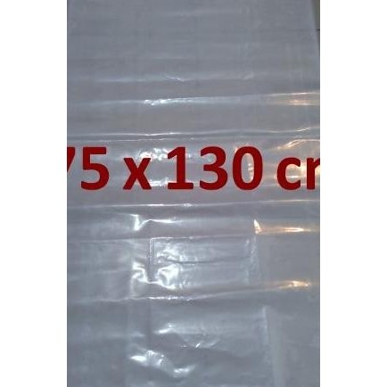 Kantong Plastik Bening Besar 75X130 Cm Pe Tebal - Kantong Sampah 75 X