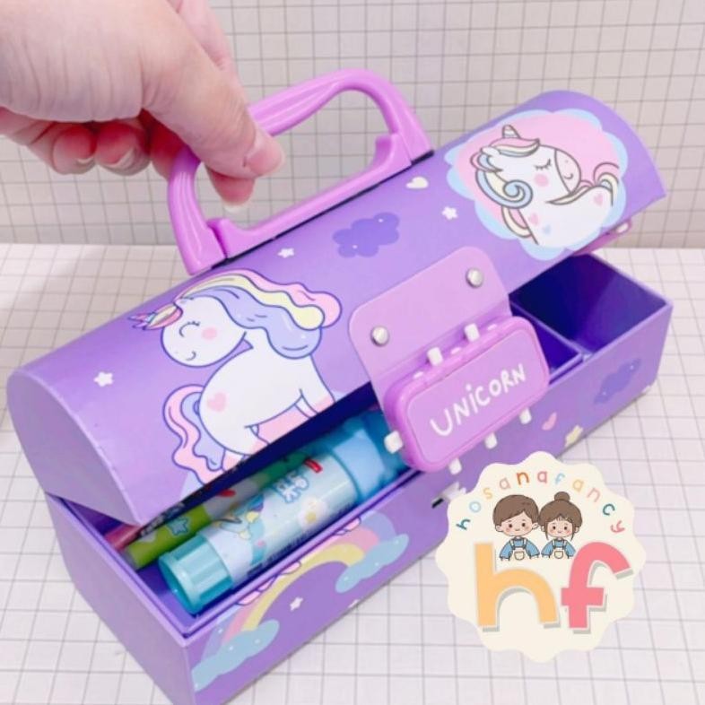 

Gratis Ongkir Kotak Pensil Karton Lengkung Pakai Kode Kunci/ Tempat Pensil/ Pencil Case - - Ay12 Termurah