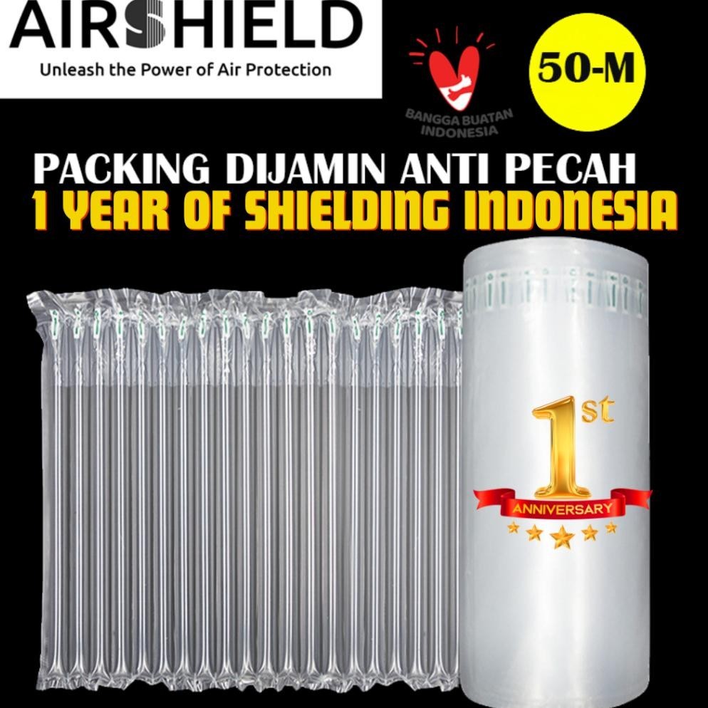 

Cod Inflatable Air Bubble Cushion Wrap Airshield 50M Tinggi Super Tebal Original