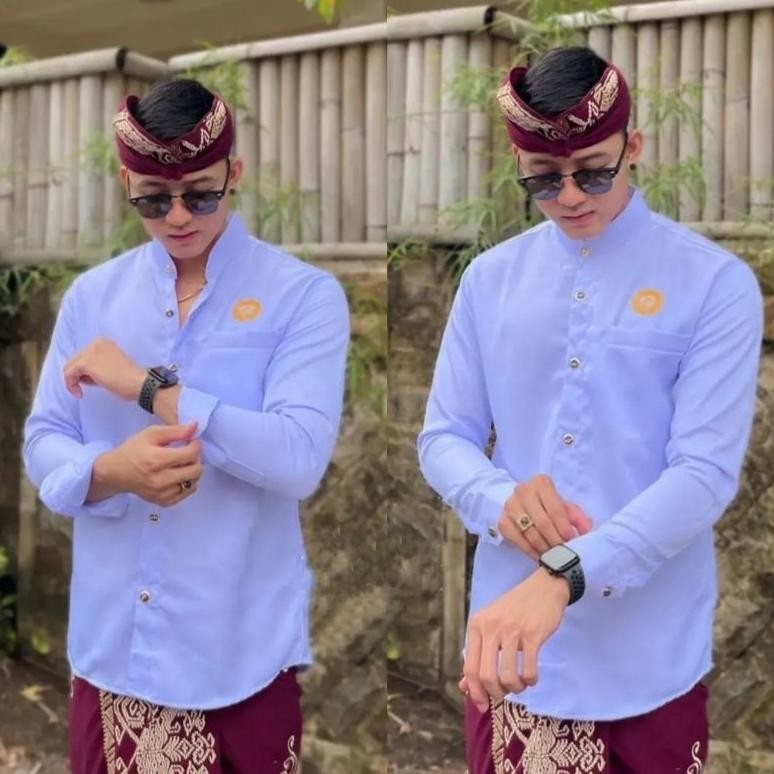 PROMOOO YOKO ONGKARA DEWASA LENGAN PANJANG/SAFARI ONGKARA DEWASA PRIA/BAJU ADAT PRIA BALI