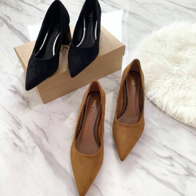 HIGH HEELS ZARA ORI / SEPATU KANTOR WANITA / SEPATU HAK ZARA