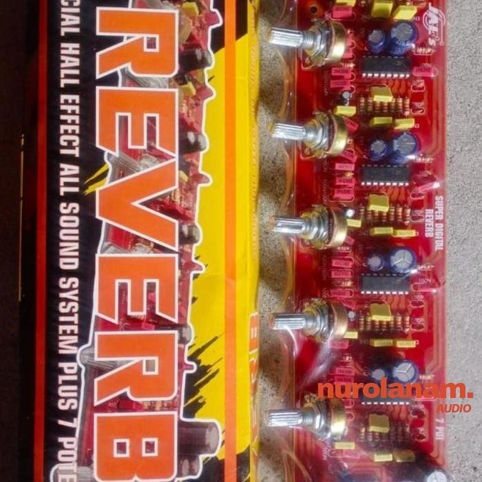 PROMO KIT REVERB ECHO 7 POTENSIO JAL / Kit Reverb nurolanam