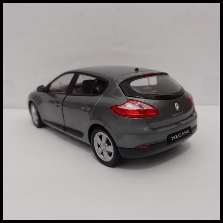 TERMURAH DIECAST MOBIL RENAULT MEGANE GREY WELLY 1:24 MINIATUR MOBIL KOLEKSI 