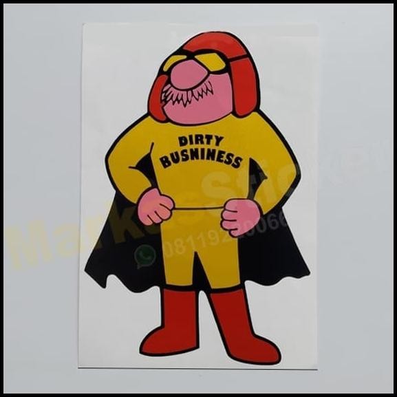 

HOT DEAL STICKER DIRTY BUSINESS CHARACTER