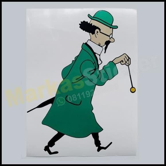 

BEST DEAL STIKER TINTIN PROFESOR LIONEL LAKMUS CHARACTER