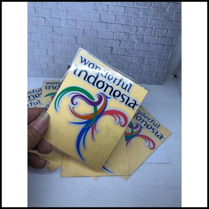 

BEST DEAL STIKER STICKER WONDERFUL INDONESIA 10 X 12 !!!!!!