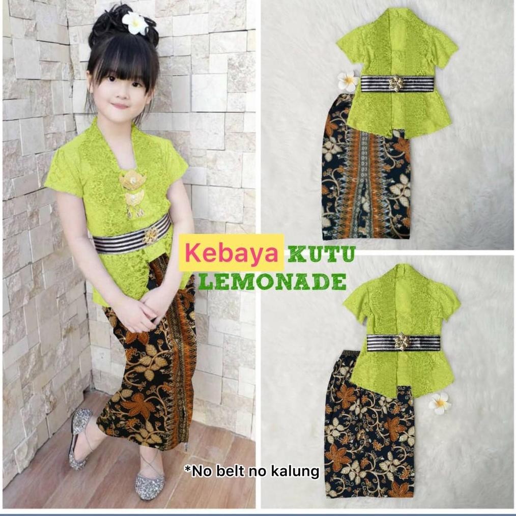 DISKON BESAR Baju Kebaya Anak Kebaya Anak Perempuan Setelan Kebaya Anak Brukat Kebaya Batik Anak Baj