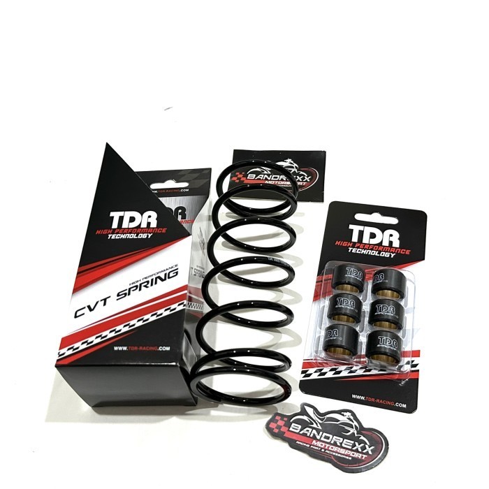 Produk Paket Roller Black Teflon TDR+Per CVT TDR Vario 160-PCX 160-ADV 160