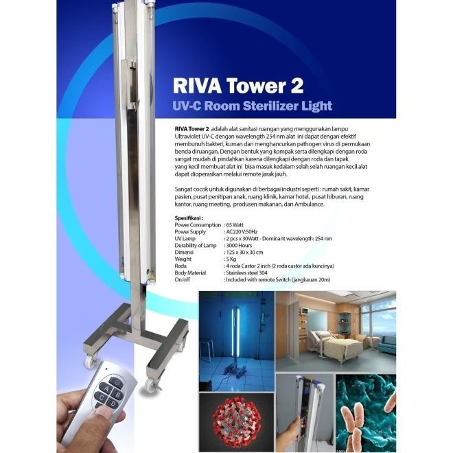 Lampu Anti Virus & Bakteri, Lampu Uv Steril Ruangan, Lampu Disinfektan
